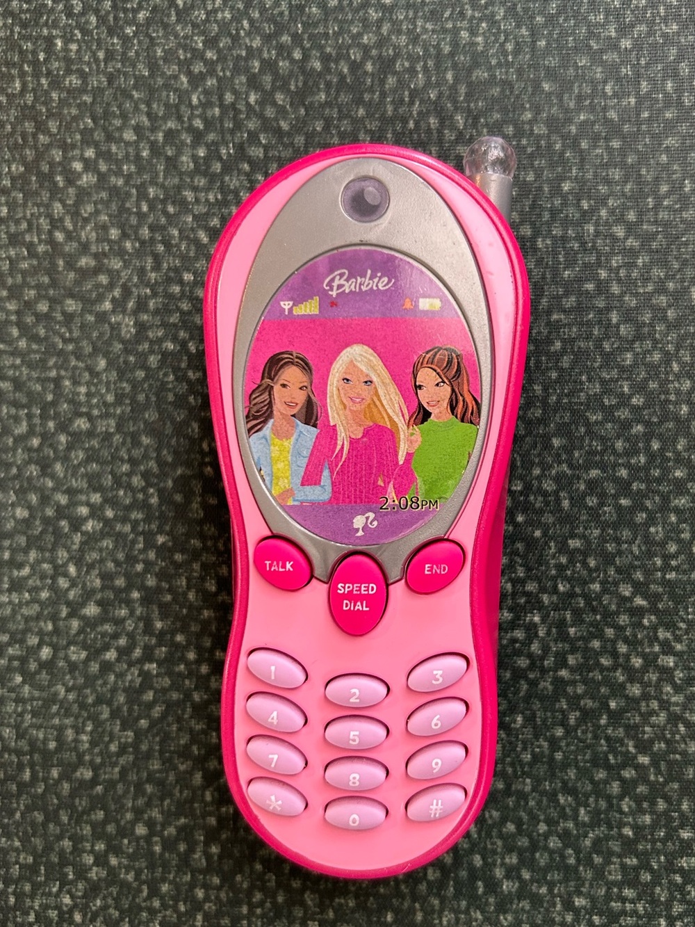 Barbie Talk with Me Cell Phone Toy Nokia style vintage works talks lights up